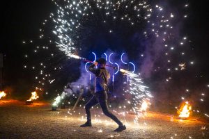 Spectacle de feu fabuleuse family